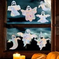 thumbnail image 5 of EUDIDV Creepy Props Halloween Colorful White Glass Stickers Living Room Catcher Window Stickers Spooky Ornaments Clearance, 5 of 7