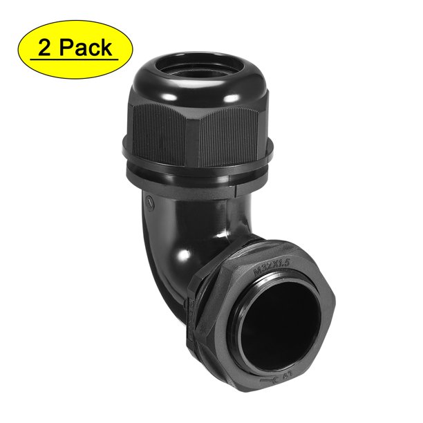 M32 Cable Gland , 90 Degree Waterproof IP68 Nylon Joint Adjustable