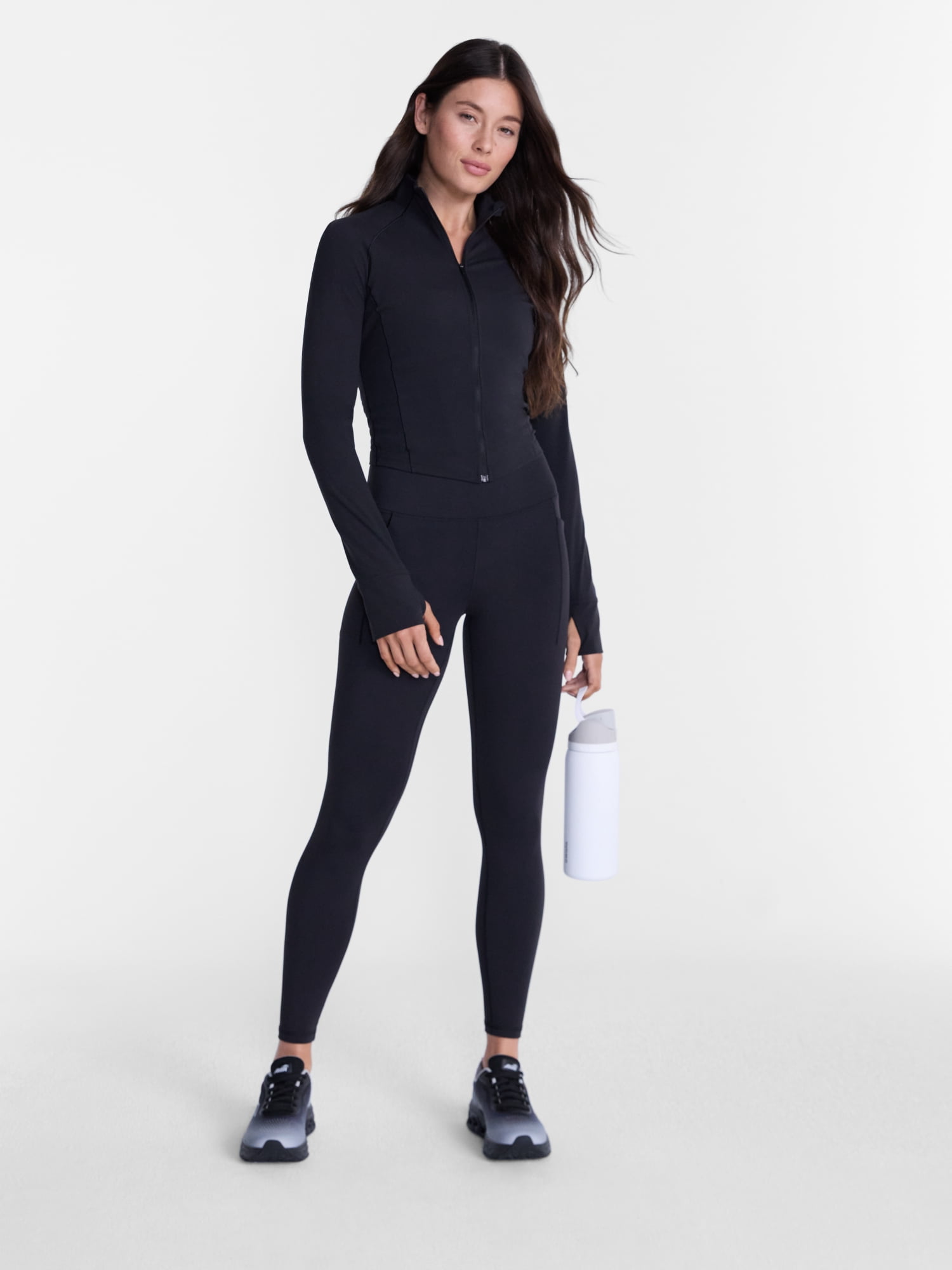 Avia Women's SoftSculpt Crop Jacket,Size XS-4X