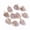 Strawberry Quartz, variant on GKNET 10pcs Gemstone Charms Polygon Crystal Stone Pendents 12x10mm with Golden Loop-Korean Pine Stone