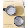 thumbnail image 4 of Termo para Café - Doble Pared Acero Inoxidable - Mantiene Caliente 6 Horas/Frío 9 Horas - Tapa Hermética Antifugas - Ideal Viaje, Camping, Oficina - Taza Térmica Portátil, 4 of 4