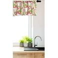 thumbnail image 3 of Ambesonne Summer Window Valance, Nature Apple Tree Flower, 54" X 12", Red White Green, 3 of 3