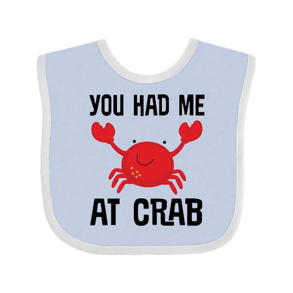 Inktastic Funny Crab Boys or Girls Baby Bib