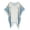 White-14280, variant on Dark Blue Women Plus Size Tunic Tops Boho Flora Printed Short Sleeve V Neck Shirt 3x
