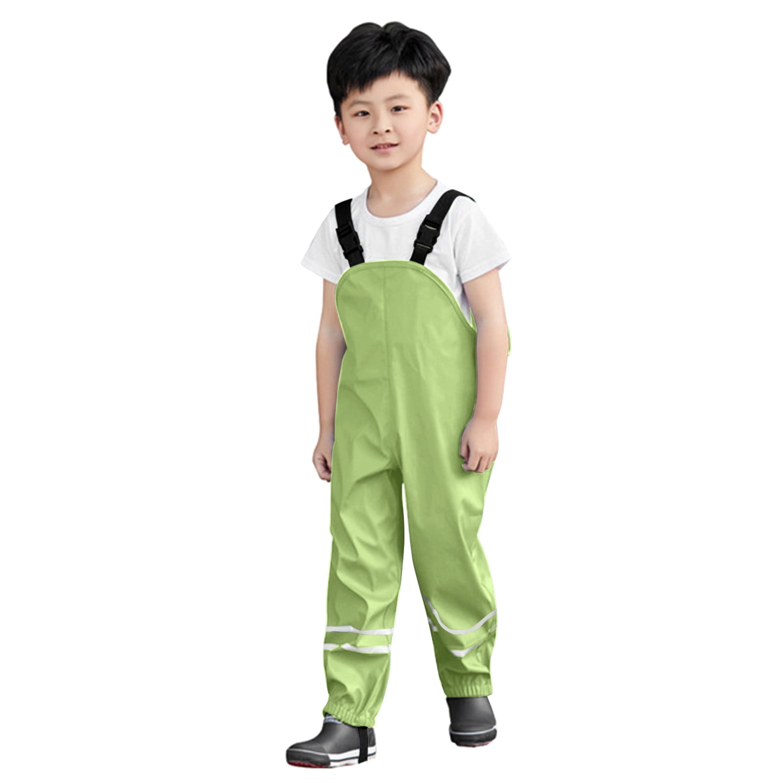 Salopette De Pluie Imperméable Enfant - Garçon Et Fille - Coupe-vent, Polyvalente Toutes Saisons - 3