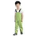 thumbnail image 5 of Toddler Rain Pants Proof Suspender Trousers Waterproof Pants Kids Kids Romper&Jumpsuit Size 6-8, 5 of 6