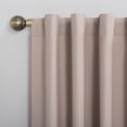 thumbnail image 3 of Sun Zero Cyrus 1-Piece  Thermal 100% Blackout  Back Tab/Rod Pocket Curtain Panel, Blush, 40”W x 84"L, 3 of 8