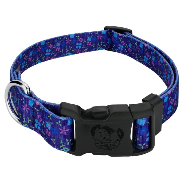 Country Brook Petz® Deluxe Blueberry Fields Dog Collar Made In The U