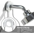 thumbnail image 4 of Shower Caddy Organizer Hanging Over Head, Bathroom Shower Rack Hanger with Hooks for Razors - Bronze, 4 of 9