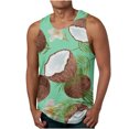 thumbnail image 1 of LSLJS Débardeurs à Imprimé Dégradé pour Hommes, T-Shirt Sans Manches Col Rond, Débardeurs de Plage, 1 of 5