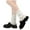 White, variant on Kaliqueen Women Cable Knitted Leg Warmers Lace Trim Double Button Short Leg Cuffs Boot Winter Warmers