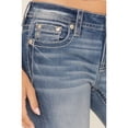 thumbnail image 4 of Miss Me Women's Light Wash Mid Rise Butterfly Pocket 34" Bootcut Stretch Light Wash 31W x 34L, 4 of 4