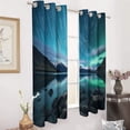 thumbnail image 2 of Aurora Starry Sky Modern Window for Living Room Curtains for Child Bedroom Kitchen Decor Blinds Drapes, 2 of 7