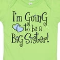 thumbnail image 4 of Inktastic Heart New Big Sister Girls Baby Bodysuit, 4 of 5