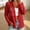 Red, variant on Women's Casual Lace Kimono Cardigan 3/4 Sleeve Sheer Shrug Formal Dress Beach Party Cover Up Lace Blazer Open Front Sheer Mesh Blazer Coats Elegant Lightweight Dressy Summer Jacket