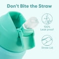 thumbnail image 4 of Daluvenix Kids Water Bottle with Straw Lid 12oz，Leakproof toddler Water Bottle for School, Insulated Stainless Steel Water Bottles for Kids BPA Free, Mix2, 4 of 9