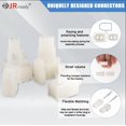 thumbnail image 4 of JRready ST6406 6Pairs Molex 2 Pin Connector Kit 062" Circuits Housing 3.68mm Pitch Crimp Terminals 18-24AWG Pins Sockets Standard 03061023 03062023 Wire Connectors, 4 of 4