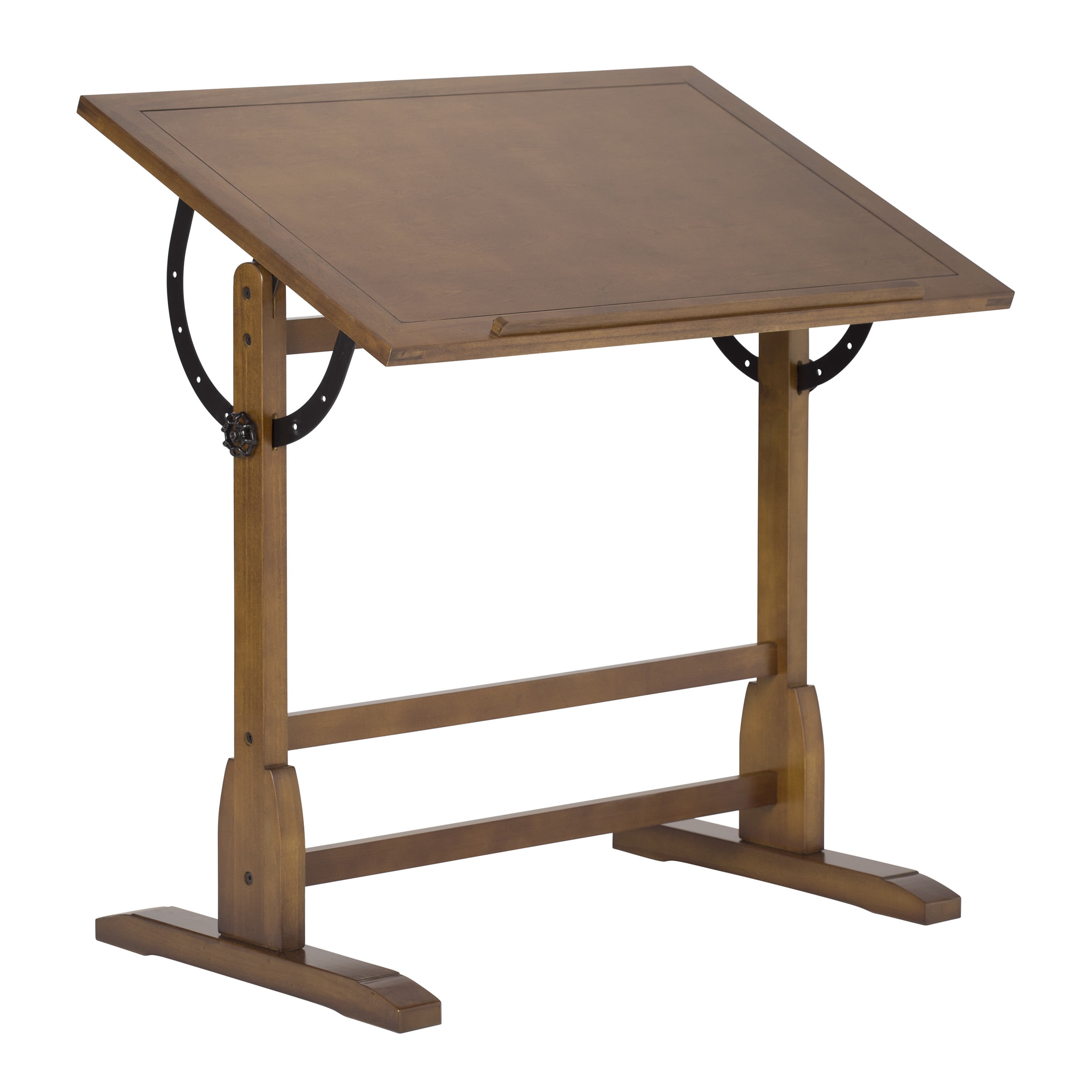 Studio Designs Vintage Wood Drafting Table Rustic Oak 36 Com