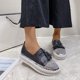 thumbnail image 2 of Amzcrzy Zapatos de mujer,Zapatos de mujer,Zapatillas de mujer, Zapatos de suela plana con diamantes de imitación para mujer, zapatos casuales de un solo pie. Sandalias Mujer Zapatillas De Casa, 2 of 5