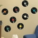 thumbnail image 4 of Pegatinas de papel para grabación de sala de música, decoración estética decorativa para pared, discos falsos para el hogar y la Oficina, 8 Uds., 4 of 5
