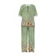 thumbnail image 4 of Puntoco-Conjunto de traje de dos piezas para mujer, top corto con cuello redondo y pantalones informales, estampado de verano, liquidación Puntoco Puntoco-3191, 4 of 5