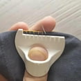 thumbnail image 3 of ABPETE Sewing Finger Ruler for Even Stitches, Template for Sewing, Mini Sewing Measuring Gauge, DIY Stitching Guide Tool for Seam Finishing, Quilting & Sewing Aids (White 3pcs), 3 of 8