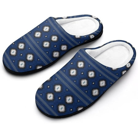 

Native American Southwest Pattern Men s House Slippers Nonslip Soft Cotton Shoes Slip On Slippers for Indoor Outdoor