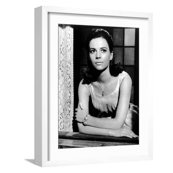 Art.com West Side Story, Natalie Wood, 1961 Photo, White Frame Wall Art, 17" x 21"