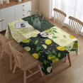 thumbnail image 3 of Cute Lemon Tablecloth,Oil Proof Spill Proof Polyester Table Cover for Rectangle Tables,Foldable Tableclothes Thick Tablecloths for Spring Easter Picnic Kitchen, 3 of 5