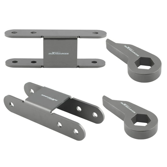 Maxpeedingrods 1-3'' Suspension Lift Kit Torsion Keys Rear Shackles for GMC S15 4WD 1982-1990