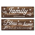 thumbnail image 2 of LADIGASU Casa de La Familia Tridimensional de Madera de La Etiqueta de La Pared para La Decoración Del Hogar Etiqueta de La Pared Ofertas Del Día Liquidación 1X Adhesivo Mural de Madera, 2 of 7