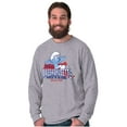 thumbnail image 5 of Massachusetts MA Accent Funny Smurfs Long Sleeve TShirt Men Women Brisco Brands S, 5 of 6