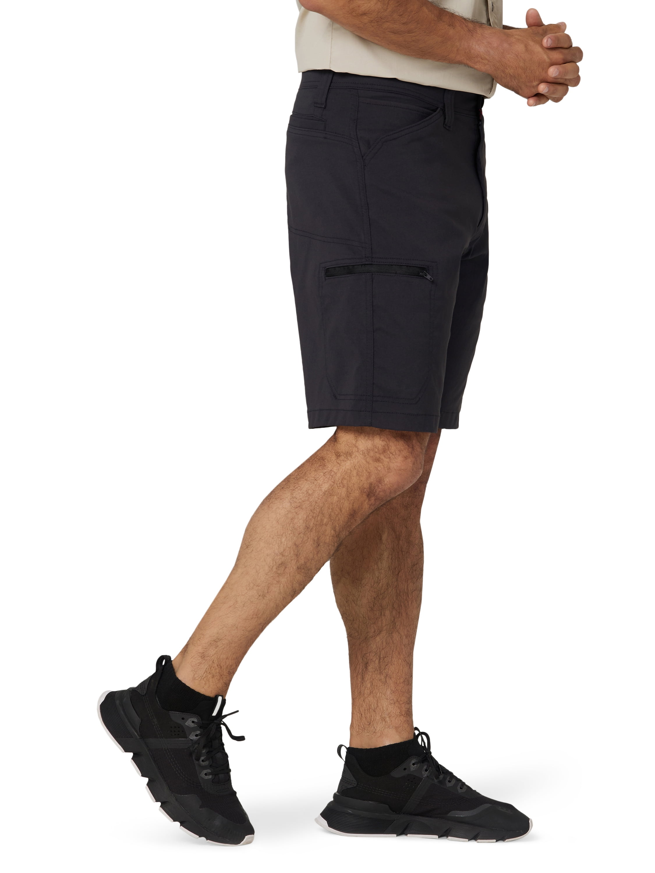 Wrangler® Men's and Big Men's Outdoor Performance Zip Cargo Short with UPF 50+, Sizes 30-48