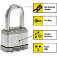 thumbnail image 2 of Master Lock Heavy Duty Outdoor Padlock Magnum - Weather-Resistant Key Lock - 2 Pack, Keyed-Alike, 2 of 6