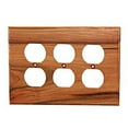 thumbnail image 6 of Sierra Lifestyles Traditional Switch Plate, 3 Duplex, Tennessee Aromatic Cedar, 6 of 6