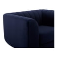 thumbnail image 6 of Moe's Home Collection Rosy Lounge Chair Deep Blue Fabric Chairs, 6 of 6