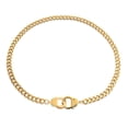 thumbnail image 2 of Bling Jewelry Mens Men's   Necklace SilverGold Tone Stainless Steel Chain 20 Inch, 2 of 3