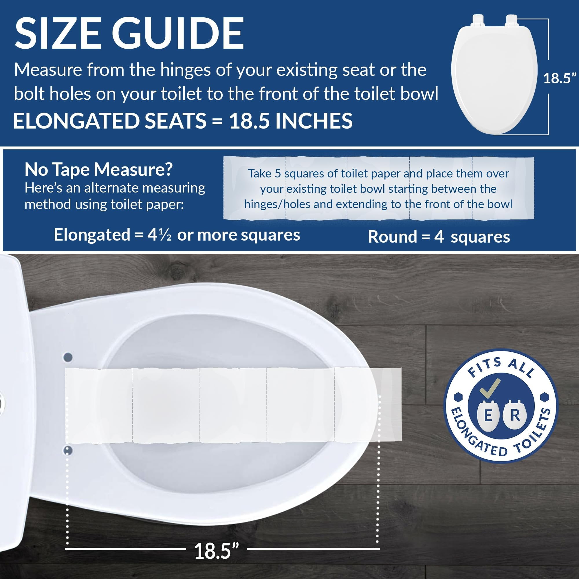 Bemis 19170PLE4 000 Alesio II Elongated Enameled Wood Toilet Seat in White with STA-TITE Seat Fastening System, EasyClean, WhisperClose, Precision Seat Fit Adjustable Hinge and Super Grip Bumpers