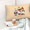 thumbnail image 4 of Lsque Sanrio Pattern Bedding Waterproof Pillow Protector Zippered Queen – Bed Bug Proof Pillow Encasement-16"x24", 4 of 6