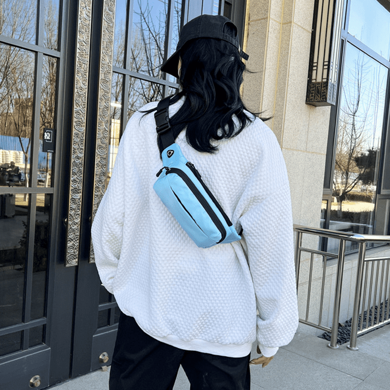 Fanny Packs Waist Bag for Women Belt Bag Waist Pack Crossbody Bag Fanny Pack Phone Holder for Outdoors Sports Hiking Running Violets