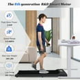 thumbnail image 3 of Pouseayar 2 in 1 Under Desk Electric Treadmill 2.5HP with Remote Control, Display, Walking Jogging Running Machine Fitness Equipment for Home Gym Office, 3 of 18