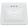 thumbnail image 2 of Proflo PF5714WH 20" Rectangular Vitreous China Wall Mounted Bathroom Sink - White, 2 of 2