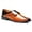 Brown/ Tan, variant on LIBERTYZENO Mens Leather Oxford Dress Shoes, Black/Red
