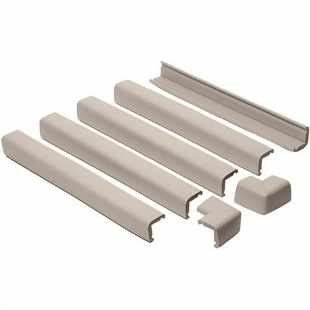 Prince Lionheart Fireplace Guard with Two Corners, Grey/Beige