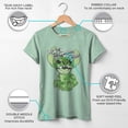 thumbnail image 3 of Girls' Lilo & Stitch St. Patrick's Day Stitch Let the Shenanigans Begin Graphic Tee Mint Small, 3 of 9