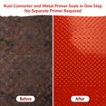 thumbnail image 3 of 4-in-1 Rust Converter & Metal Primer, 34 Fl Oz Black Rust Inhibitor Paint for Metal, Automotive Rust Reformer, Industrial Grade Water Based, Heat Resistance & UV Resistant, 3 of 6