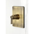 thumbnail image 3 of Kingston Brass KB6343NDL NuvoFusion Single-Handle Pressure Balanced Tub and Shower Faucet, Antique Brass, 3 of 7