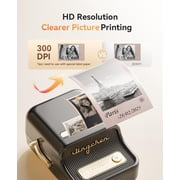 NIIMBOT B21 Pro HD Photo Printer Label Maker Machine, NEW Upgrade !300 DPI ! Sticker Printer Thermal Labeler for Business Home Office Organization,Black
