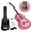Pink, variant on ANHXN Acoustic Guitar w/Gig Bag Strap Pitch Pipe Extra Strings Set Pick for Kids Beginners Starter Youths Students Right-handed