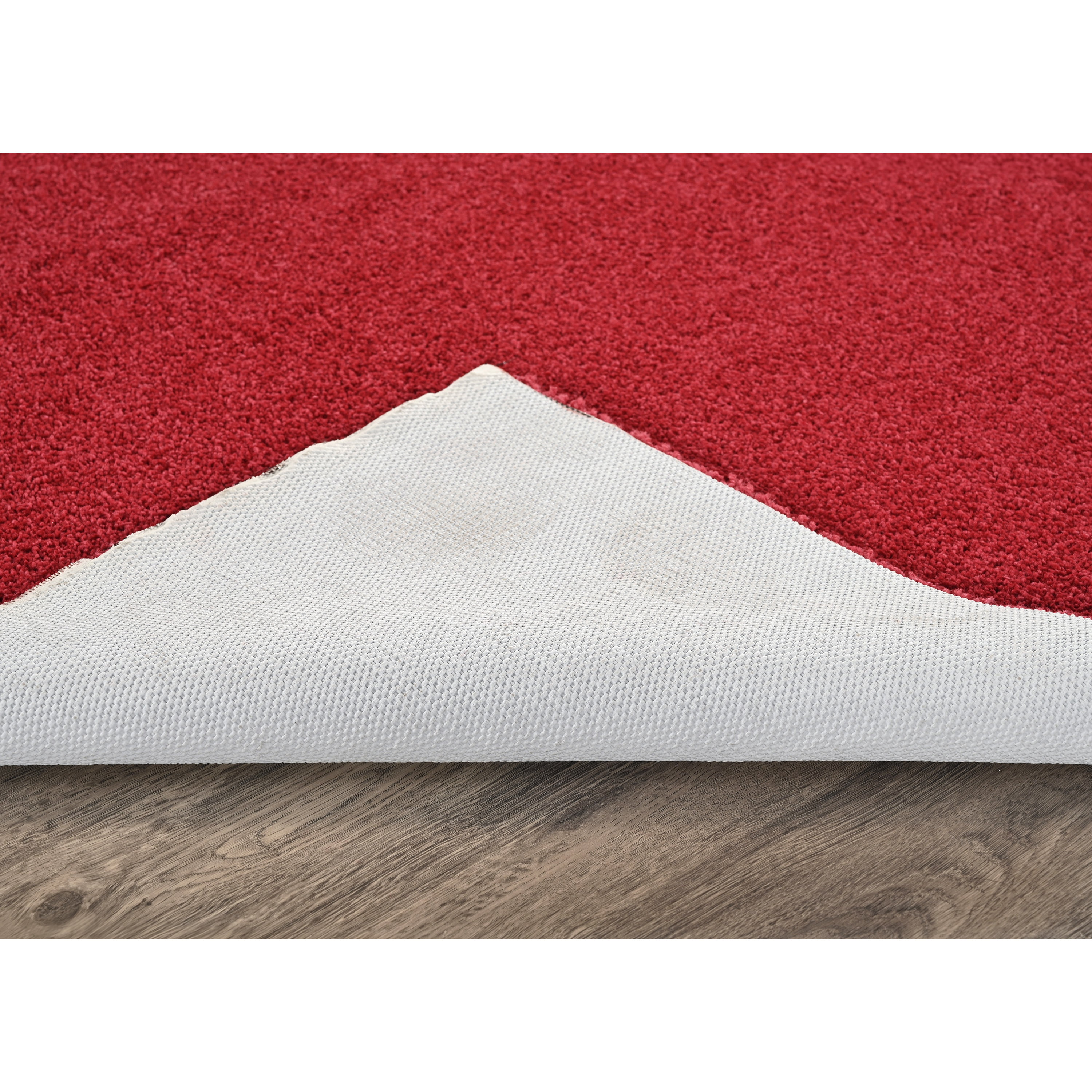 Garland Rug Gramercy Washable Polypropylene Classic Red Bathroom Carpet, 6' x 9'